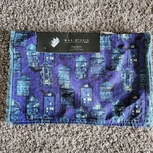 NWT Max Studio Halloween Print City Lights Placemat Set